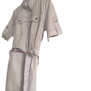 Andre Tan White Dress with Belt